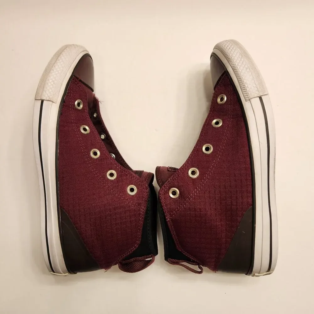 CONVERSE CHUCK TAYLOR ALL STAR Mid Top Sneakers Syde Street Dark Sangria M-6/W-8